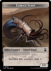 Eldrazi Spawn (Ripple Foil) // Eldrazi Scion Double-Sided Token [Modern Horizons 3 Commander Tokens] | GnG Games