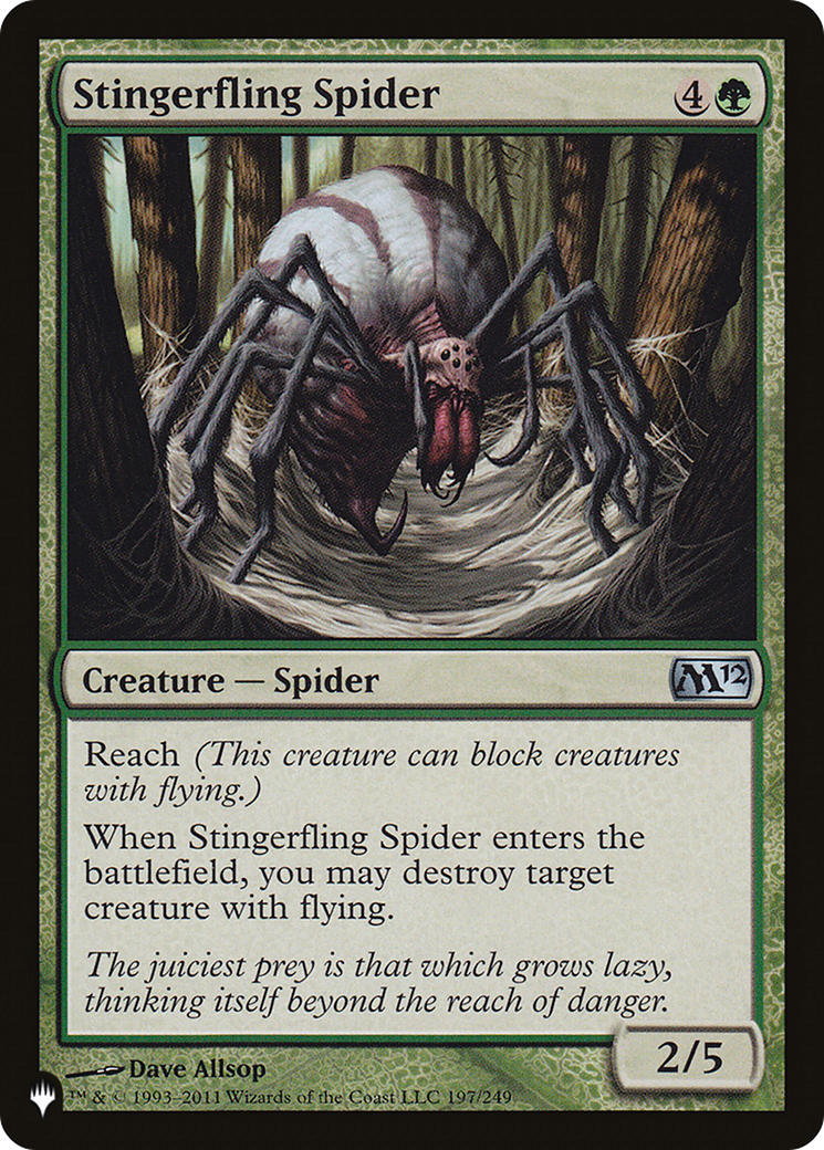 Stingerfling Spider [The List] | GnG Games