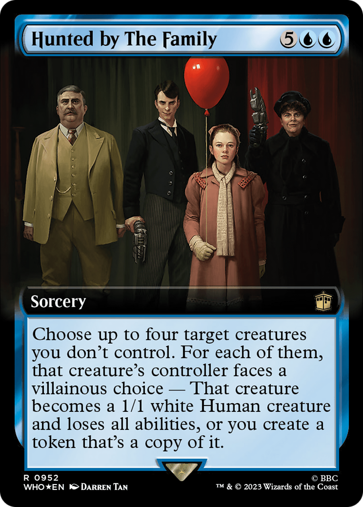 Hunted by The Family (Extended Art) (Surge Foil) [Doctor Who] | GnG Games