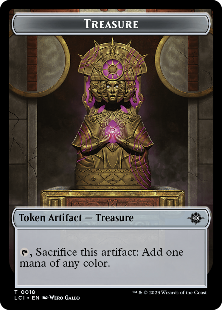 Treasure (0018) // Spirit Double-Sided Token [The Lost Caverns of Ixalan Tokens] | GnG Games