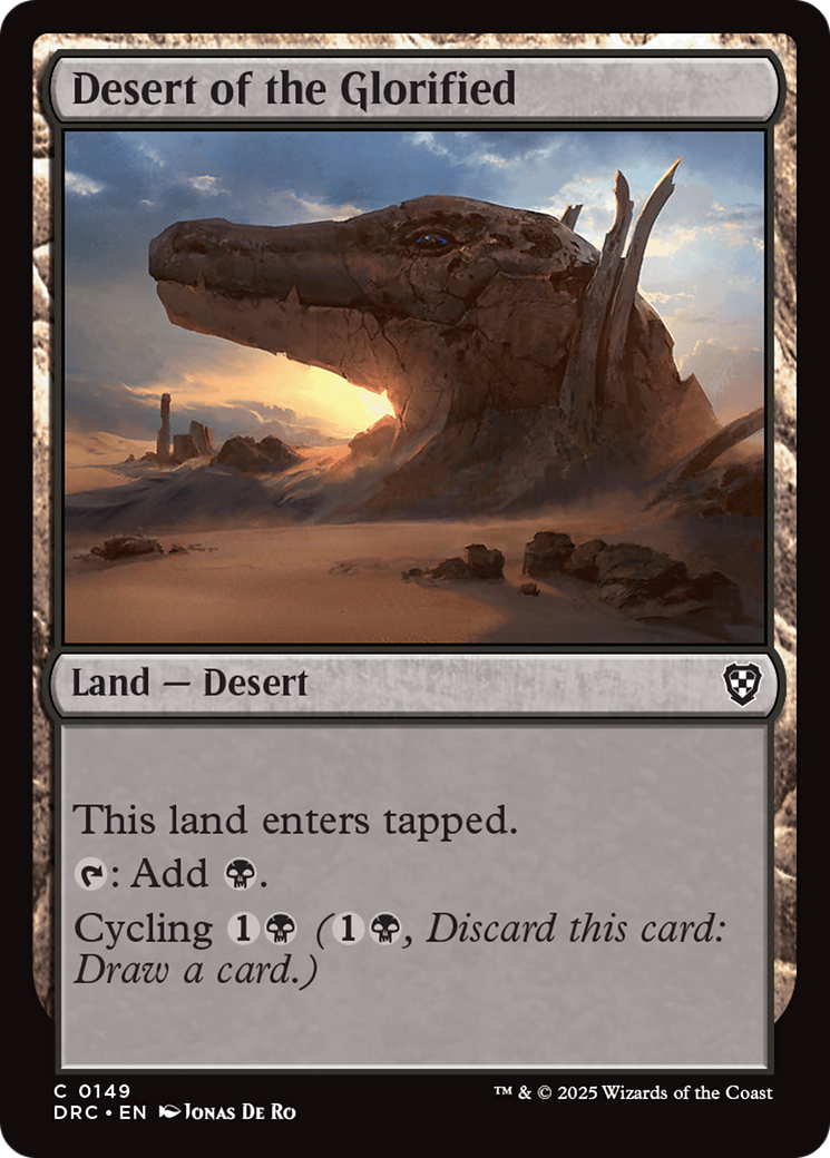 Desert of the Glorified [Aetherdrift Commander] | GnG Games