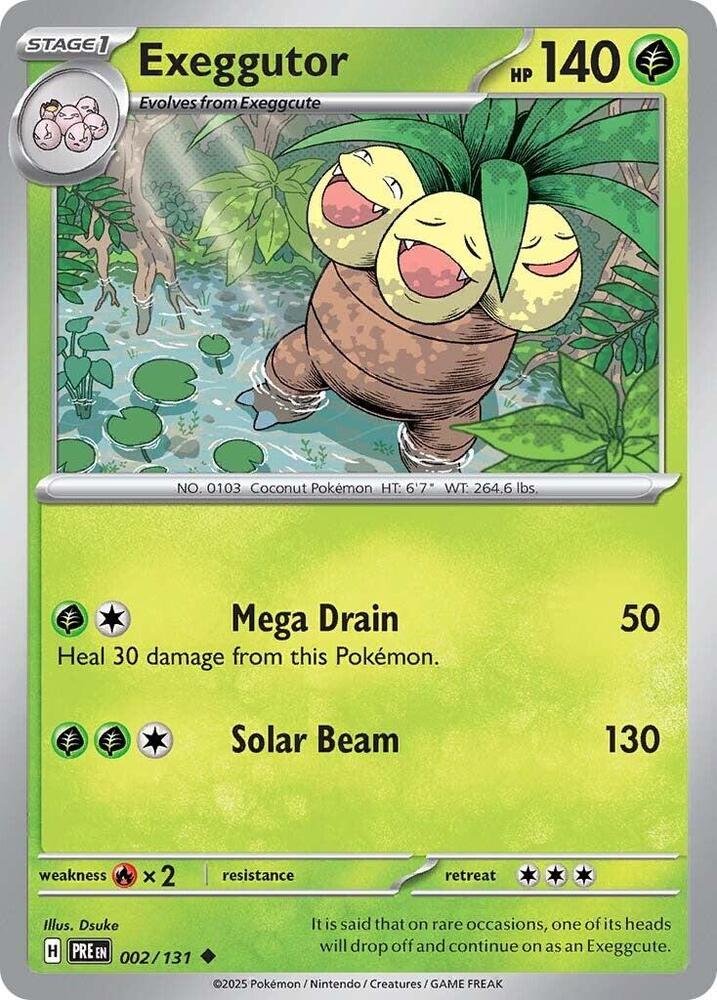 Exeggutor (002/131) [Scarlet & Violet: Prismatic Evolutions] | GnG Games