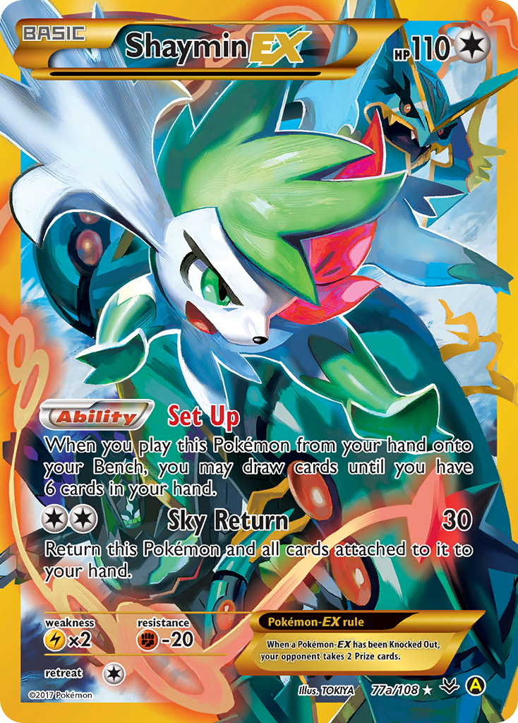 Shaymin EX (77a/108) [Alternate Art Promos] | GnG Games