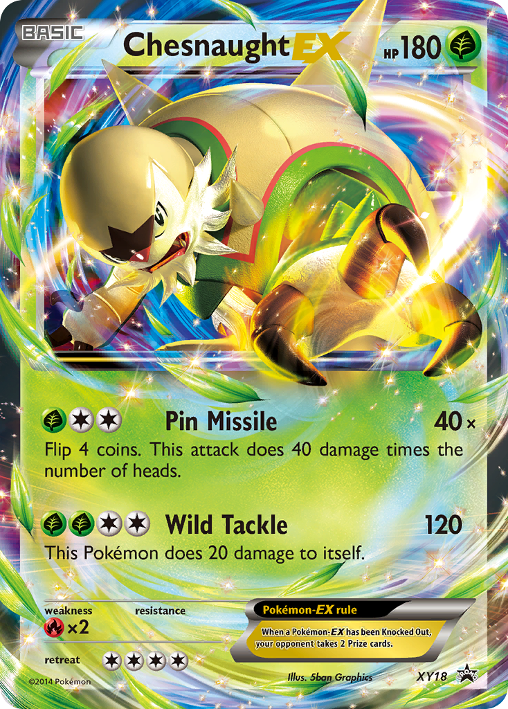 Chesnaught EX (XY18) [XY: Black Star Promos] | GnG Games