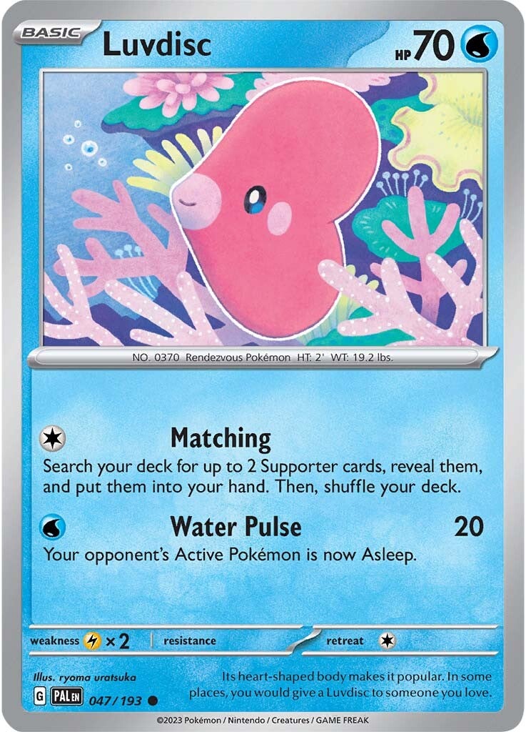 Luvdisc (047/193) [Scarlet & Violet: Paldea Evolved] | GnG Games