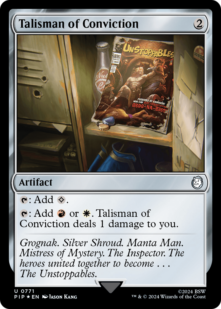 Talisman of Conviction (Surge Foil) [Fallout] | GnG Games