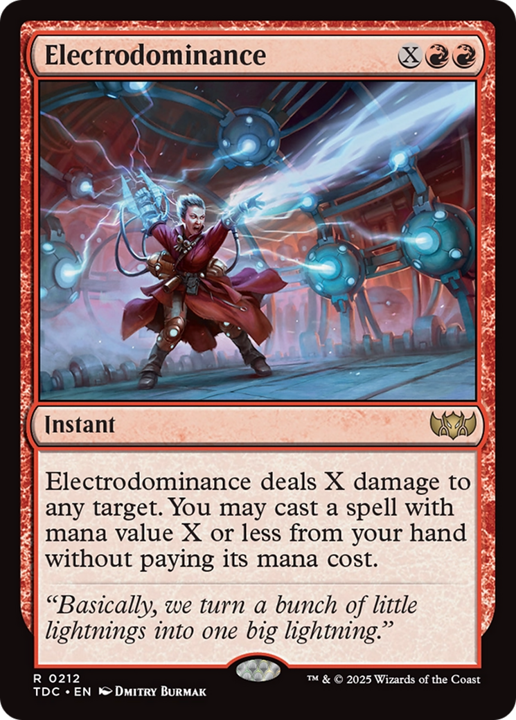 Electrodominance [Tarkir: Dragonstorm Commander] | GnG Games