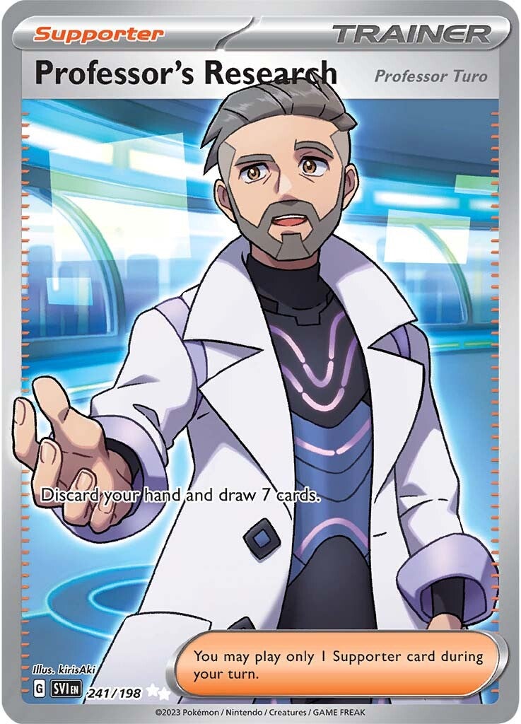 Professor's Research (Professor Turo) (241/198) [Scarlet & Violet: Base Set] | GnG Games