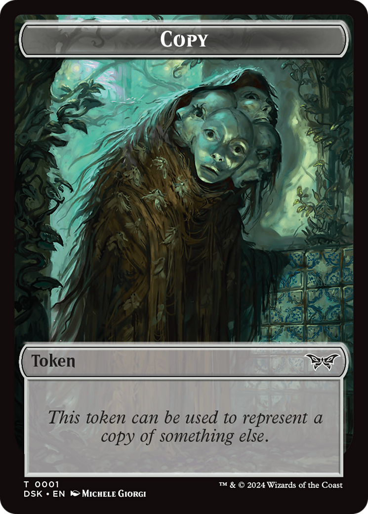 Copy // Manifest Double-Sided Token [Duskmourn: House of Horror Tokens] | GnG Games