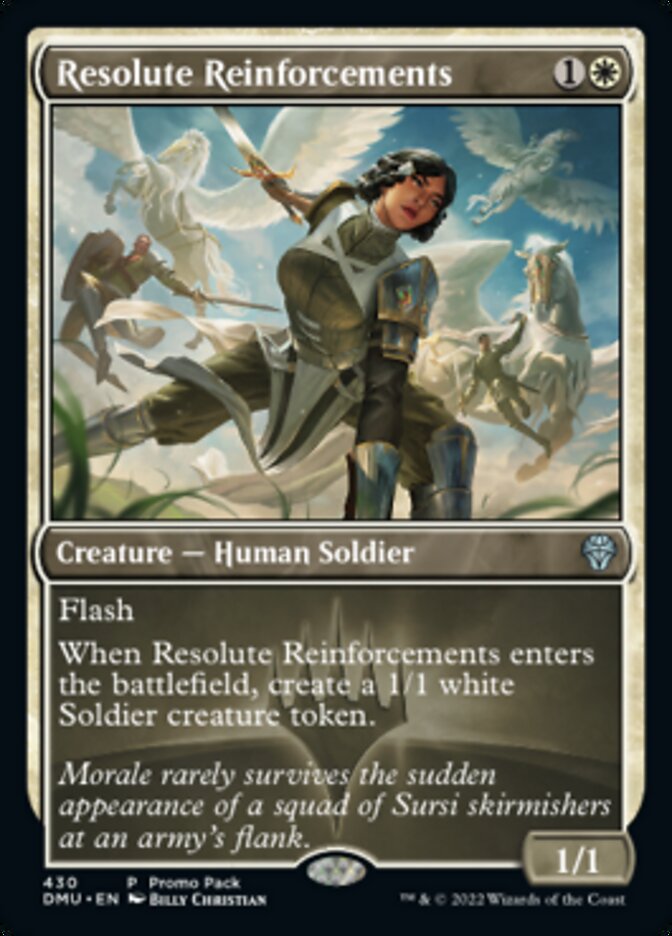 Resolute Reinforcements (Promo Pack) [Dominaria United Promos] | GnG Games