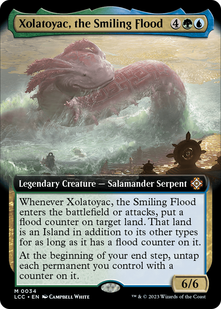 Xolatoyac, the Smiling Flood (Extended Art) [The Lost Caverns of Ixalan Commander] | GnG Games