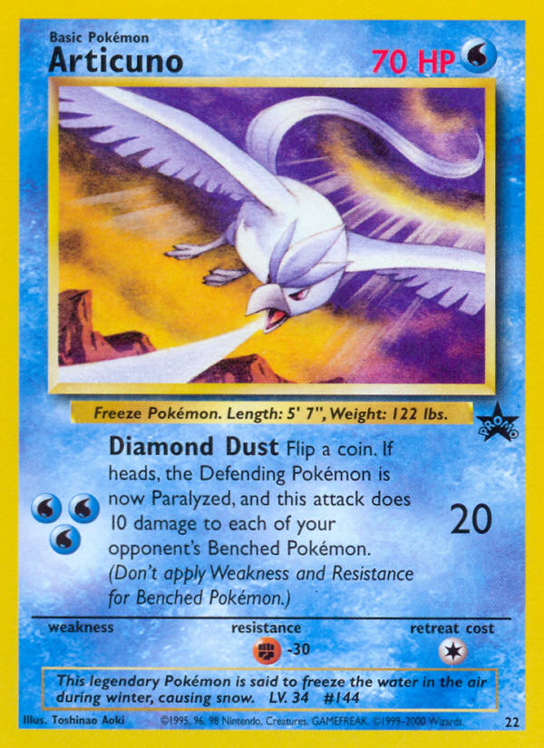 Articuno (22) [Wizards of the Coast: Black Star Promos] | GnG Games