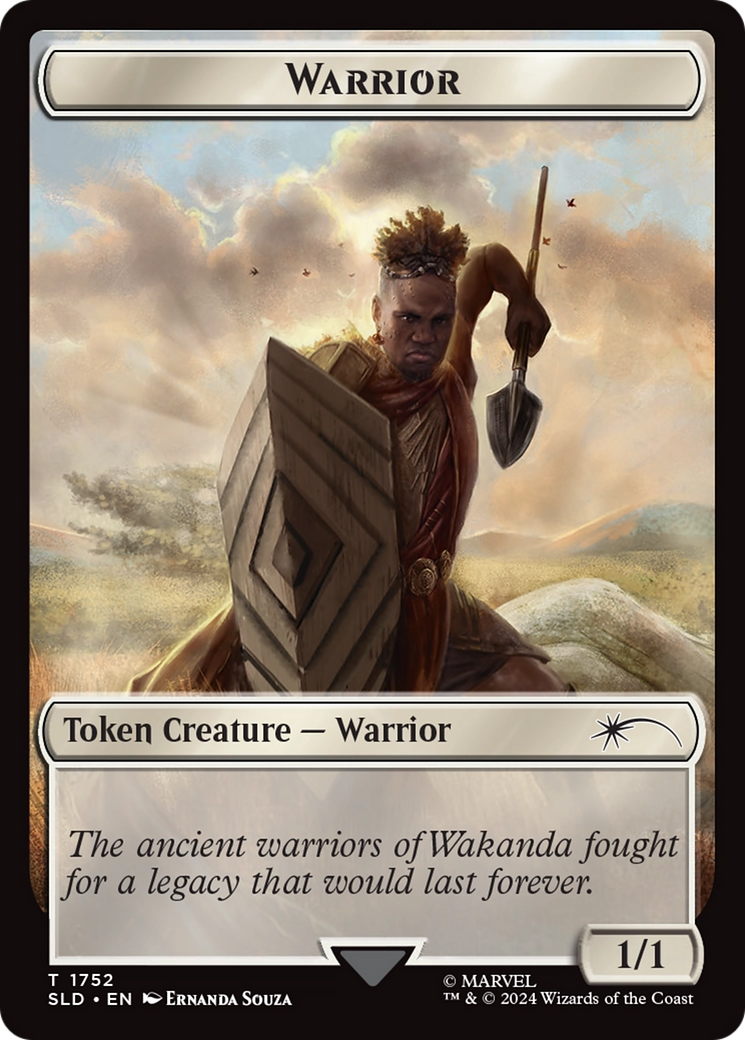 Warrior Token (Rainbow Foil) [Secret Lair Drop Series] | GnG Games