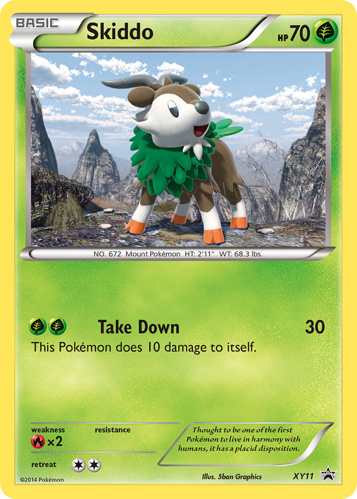 Skiddo (XY11) [XY: Black Star Promos] | GnG Games