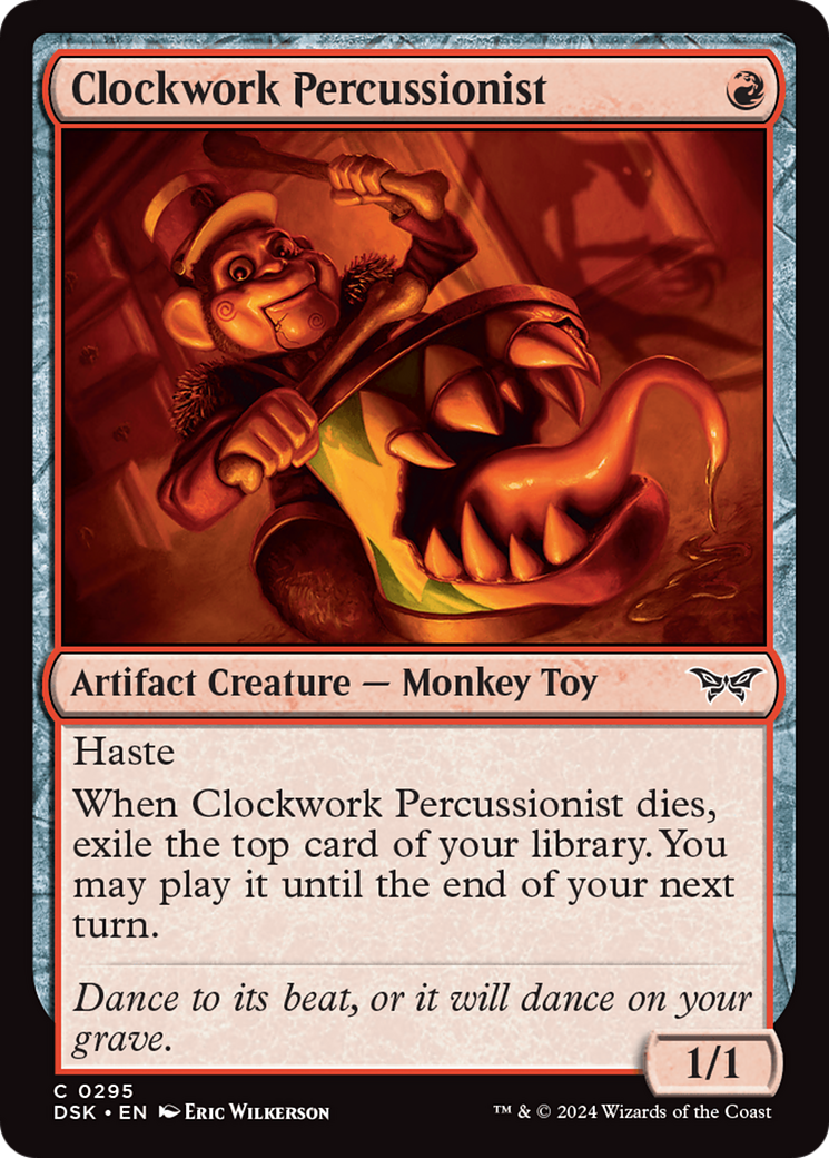 Clockwork Percussionist (0295) [Duskmourn: House of Horror] | GnG Games