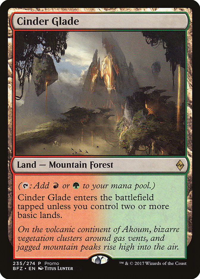 Cinder Glade (Promo) [Standard Showdown Promos] | GnG Games