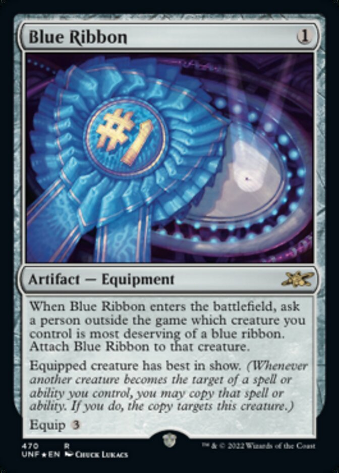 Blue Ribbon (Galaxy Foil) [Unfinity] | GnG Games