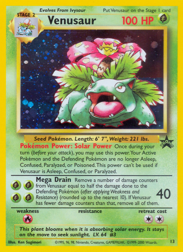 Venusaur (13) [Wizards of the Coast: Black Star Promos] | GnG Games