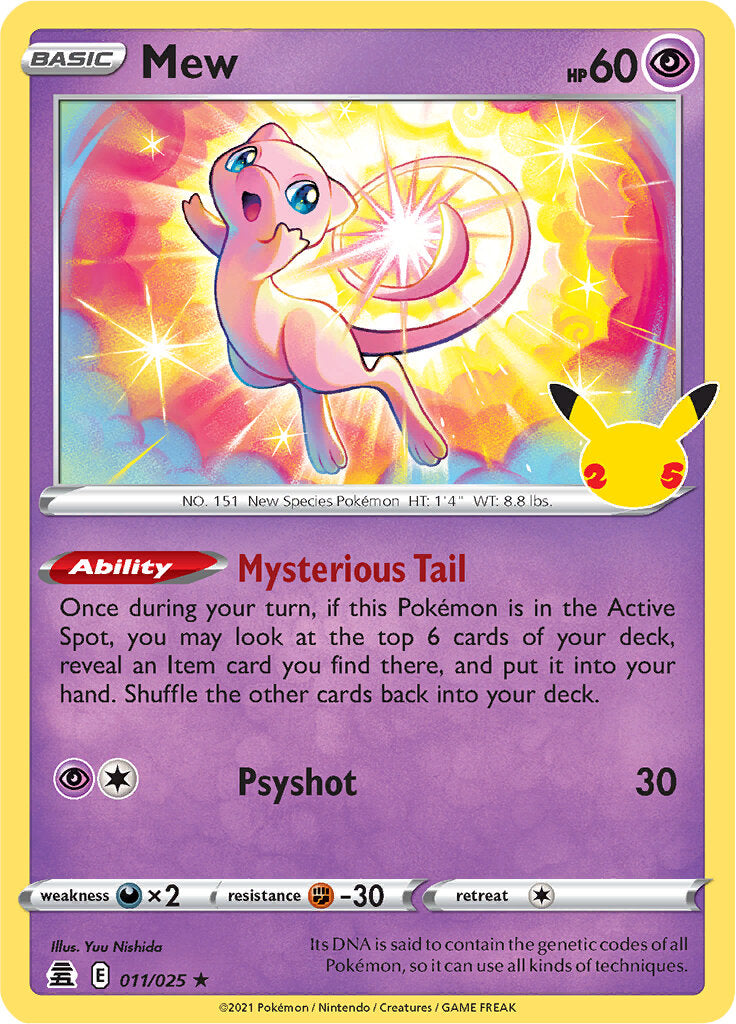 Mew (011/025) [Celebrations: 25th Anniversary] | GnG Games