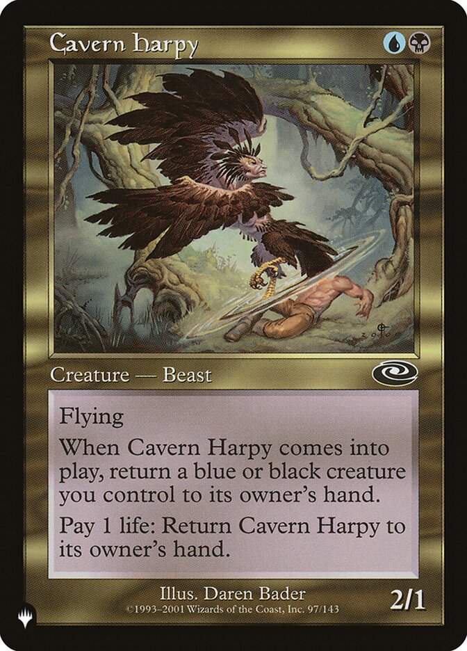 Cavern Harpy [The List] | GnG Games