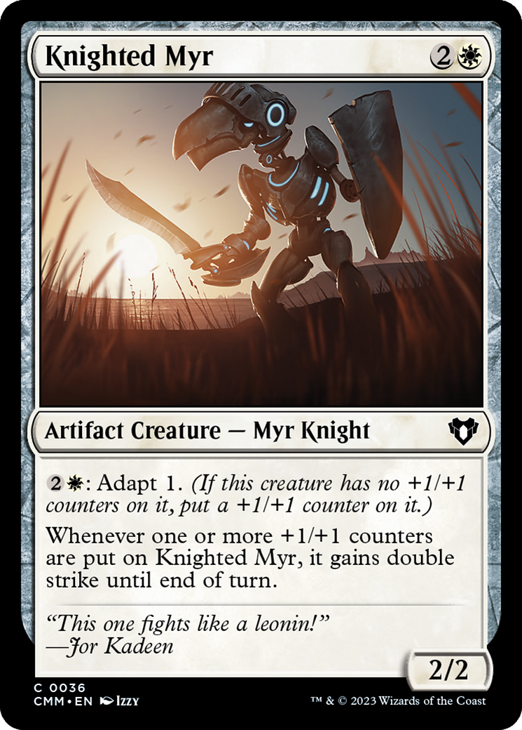 Knighted Myr [Commander Masters] | GnG Games