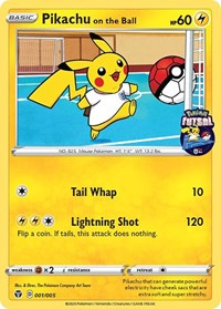 Pikachu on the Ball (001/005) [Miscellaneous Cards] | GnG Games