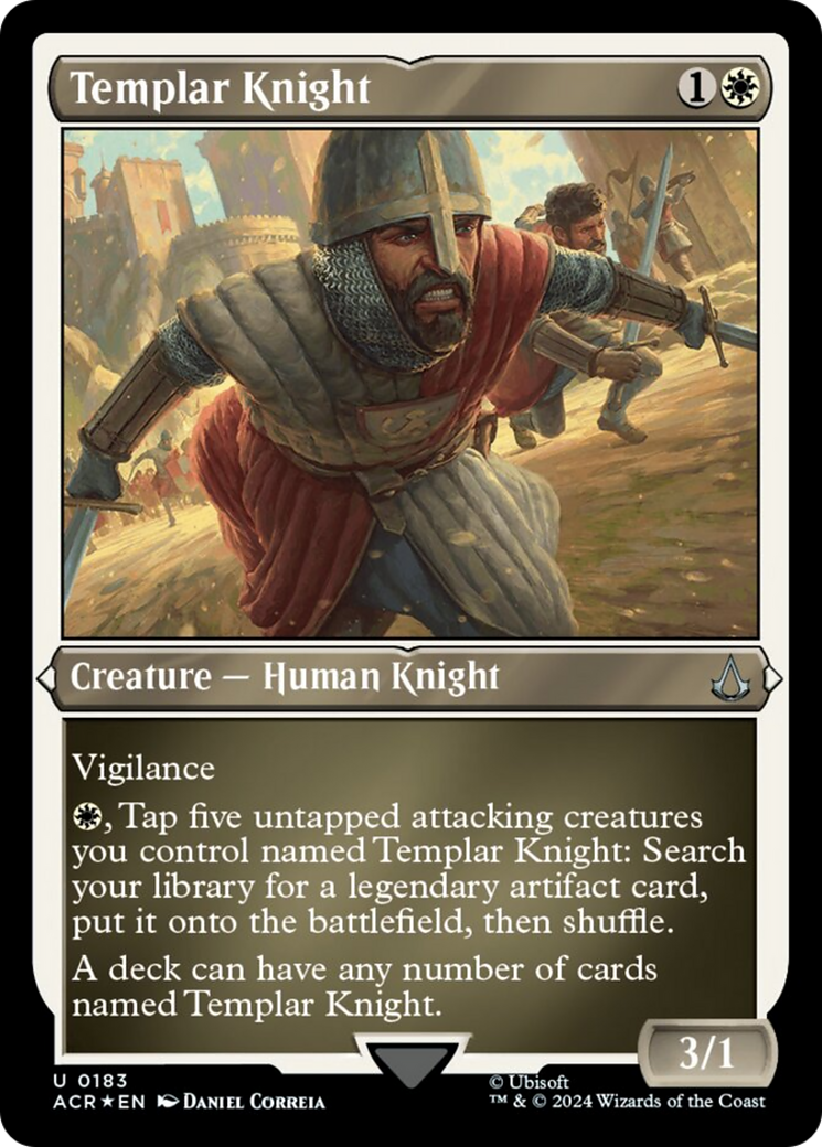 Templar Knight (Foil Etched) [Assassin's Creed] | GnG Games