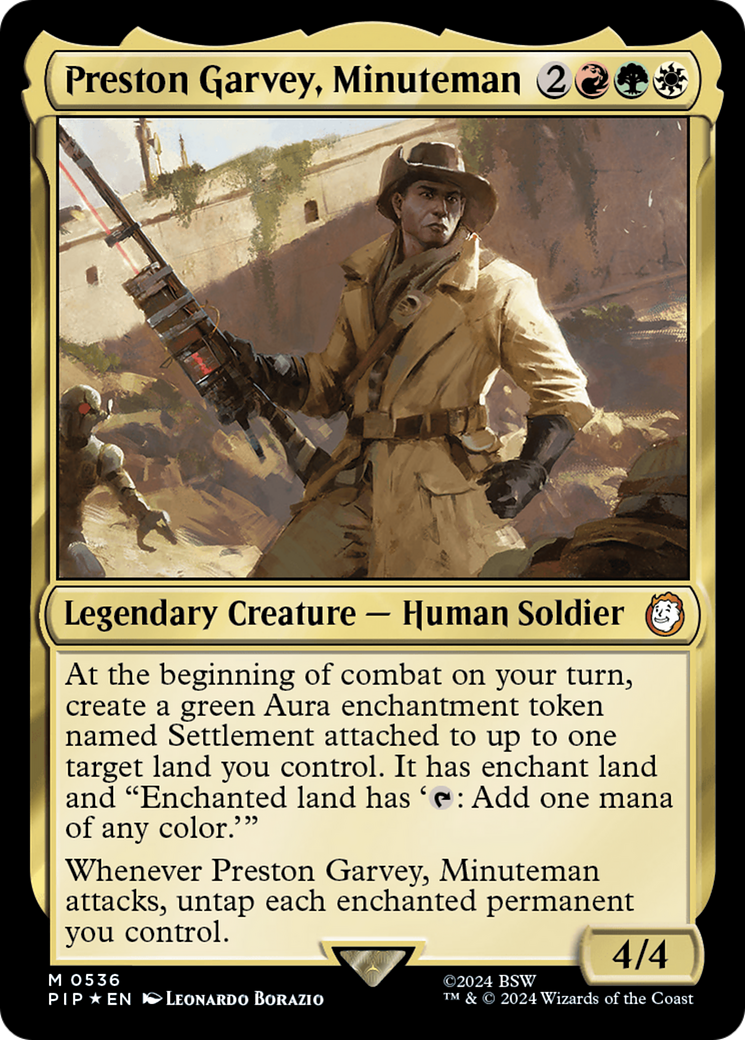 Preston Garvey, Minuteman (Surge Foil) [Fallout] | GnG Games