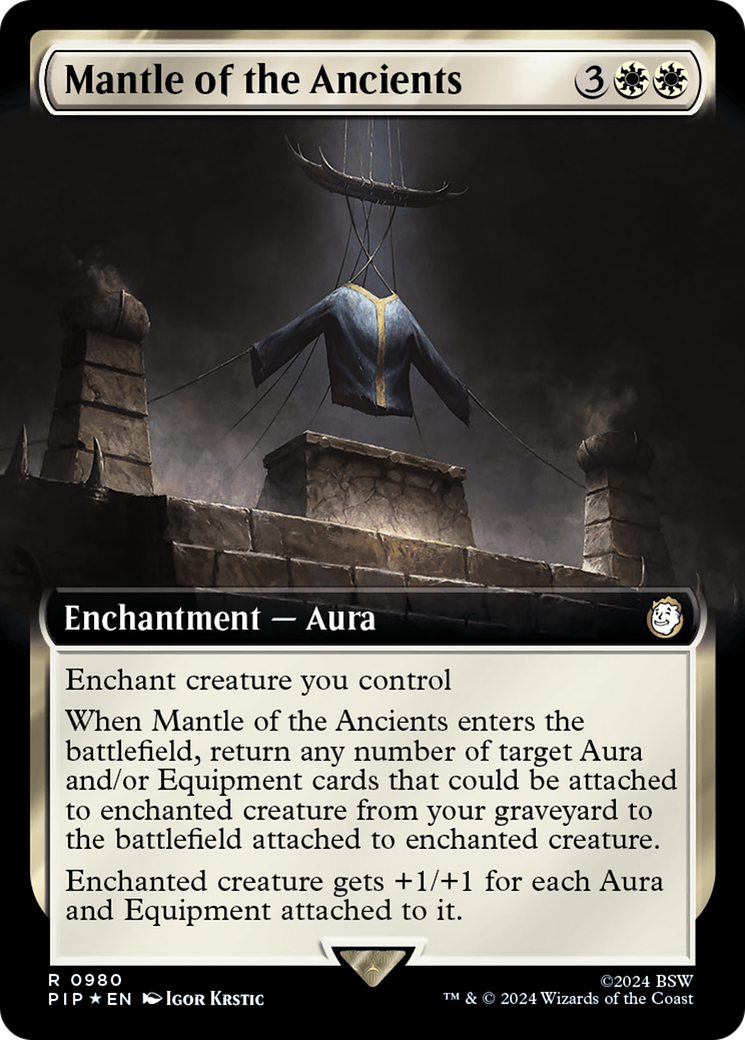 Mantle of the Ancients (Extended Art) (Surge Foil) [Fallout] | GnG Games