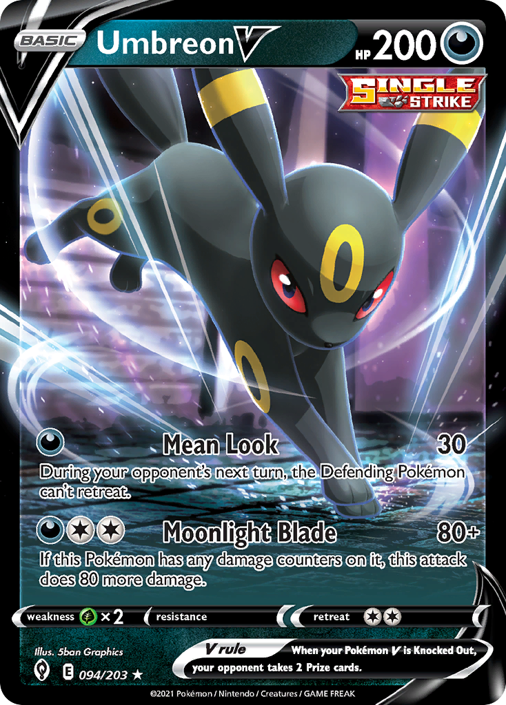 Umbreon V (094/203) (Intro Deck) [Sword & Shield: Evolving Skies] | GnG Games