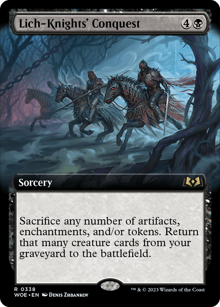 Lich-Knights' Conquest (Extended Art) [Wilds of Eldraine] | GnG Games