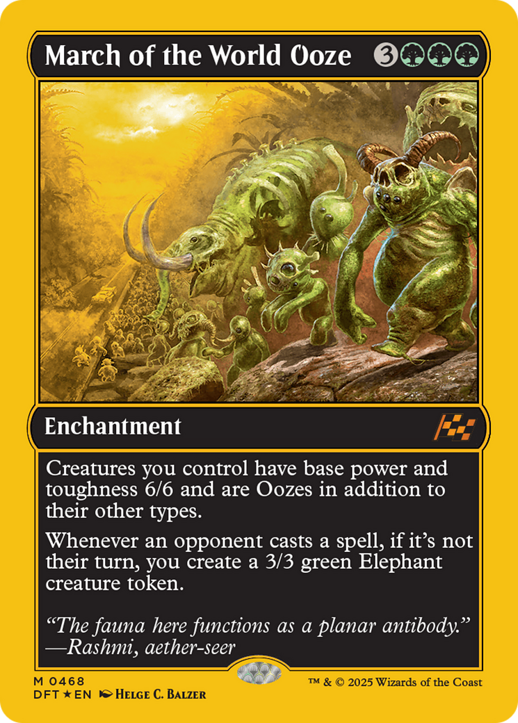 March of the World Ooze (First-Place Foil) [Aetherdrift] | GnG Games