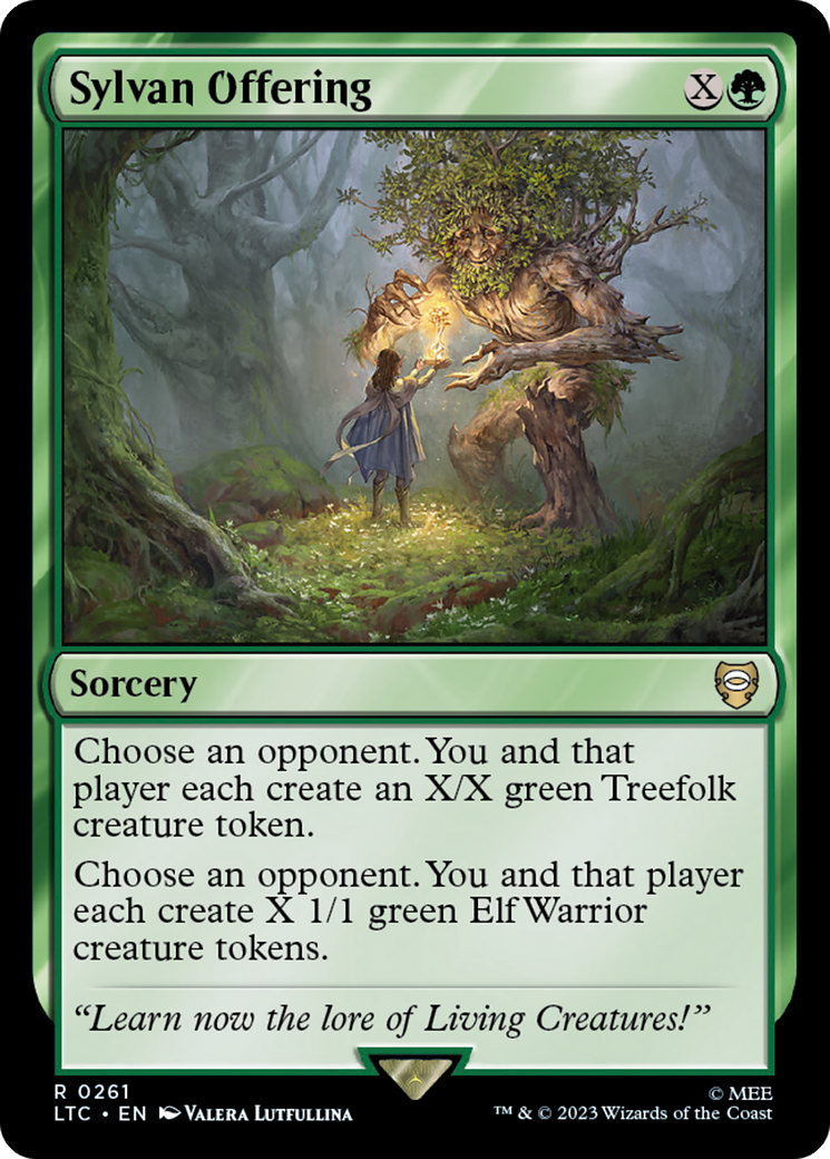 Sylvan Offering [The Lord of the Rings: Tales of Middle-Earth Commander] | GnG Games