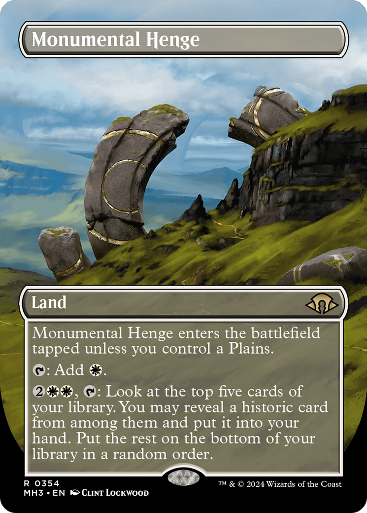 Monumental Henge (Borderless) [Modern Horizons 3] | GnG Games