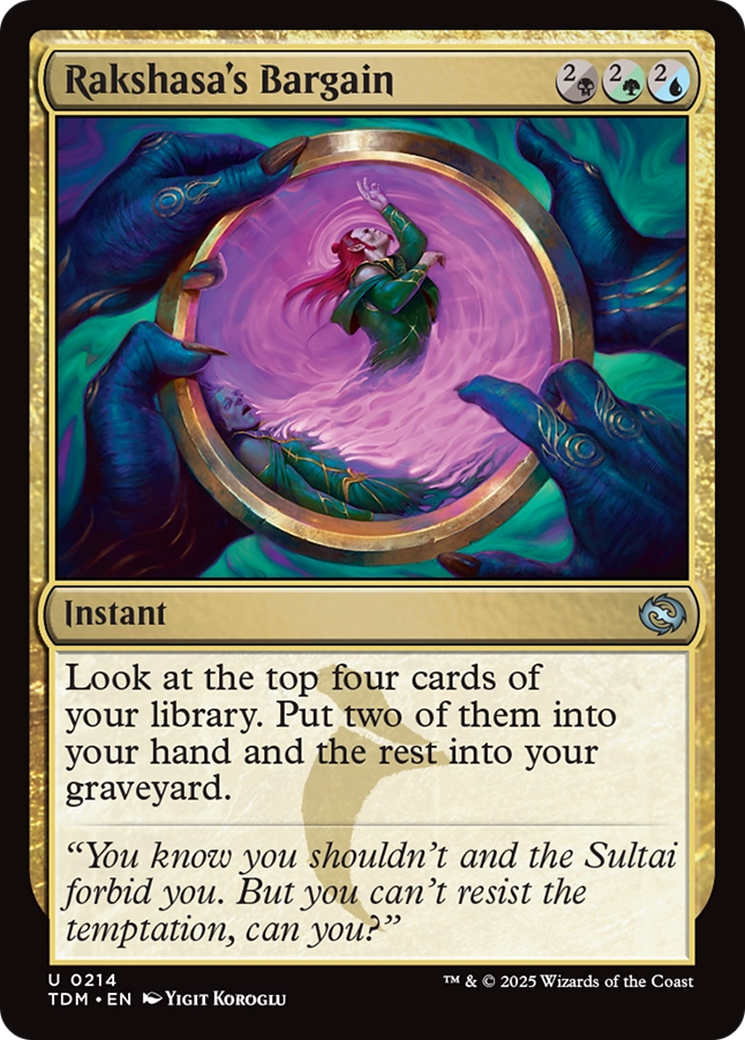 Rakshasa's Bargain [Tarkir: Dragonstorm] | GnG Games