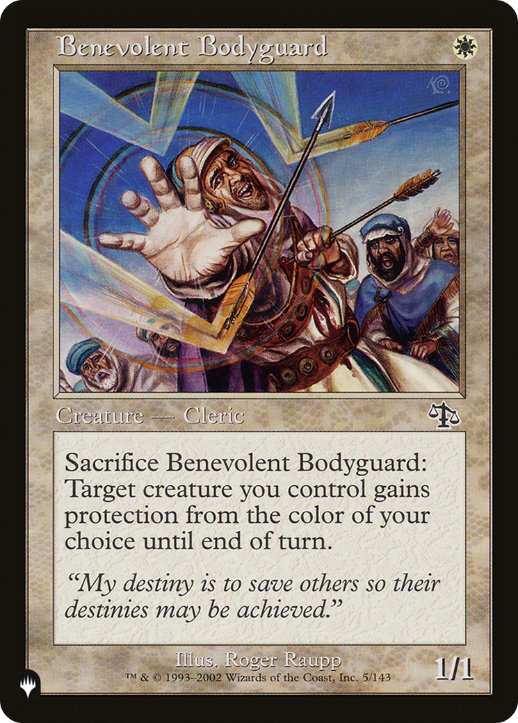 Benevolent Bodyguard [The List] | GnG Games