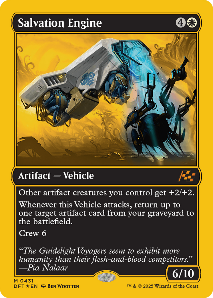 Salvation Engine (First-Place Foil) [Aetherdrift] | GnG Games