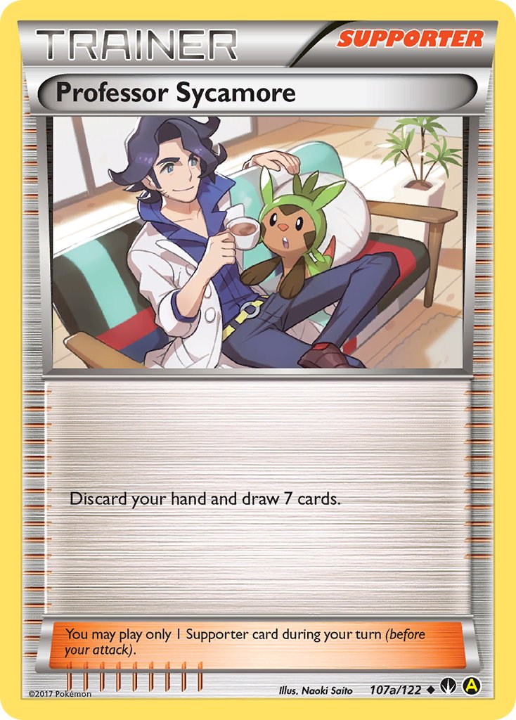 Professor Sycamore (107a/122) [Alternate Art Promos] | GnG Games