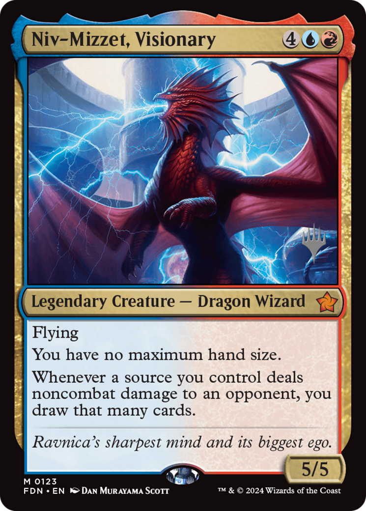 Niv-Mizzet, Visionary (Promo Pack) [Foundations Promos] | GnG Games