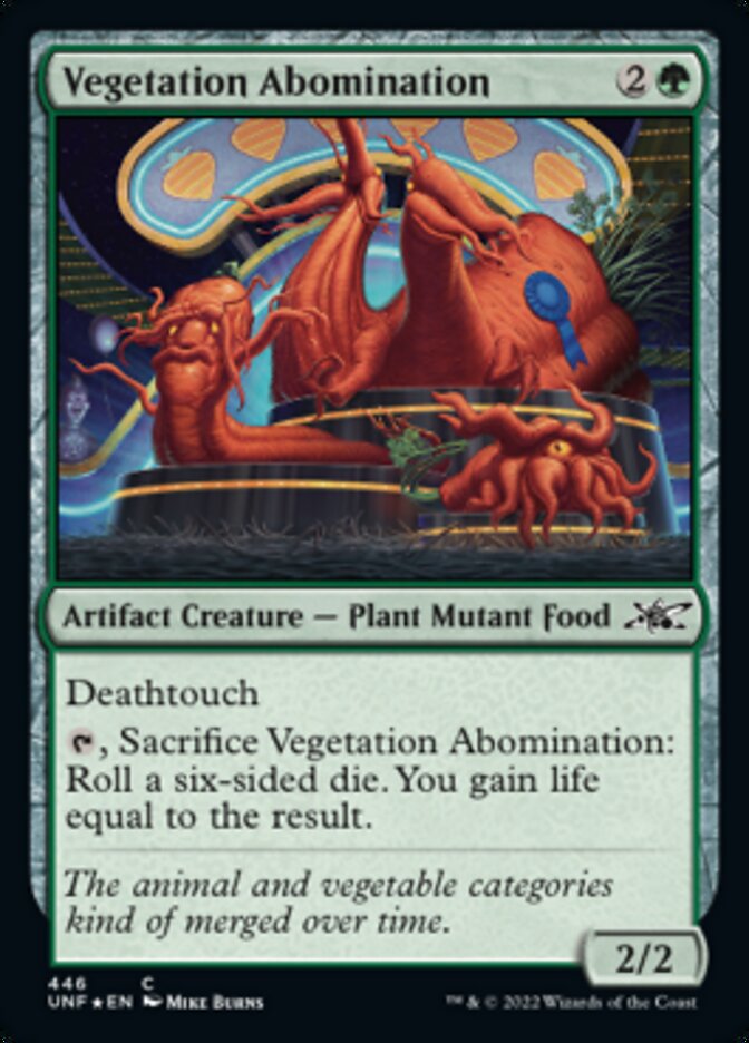 Vegetation Abomination (Galaxy Foil) [Unfinity] | GnG Games