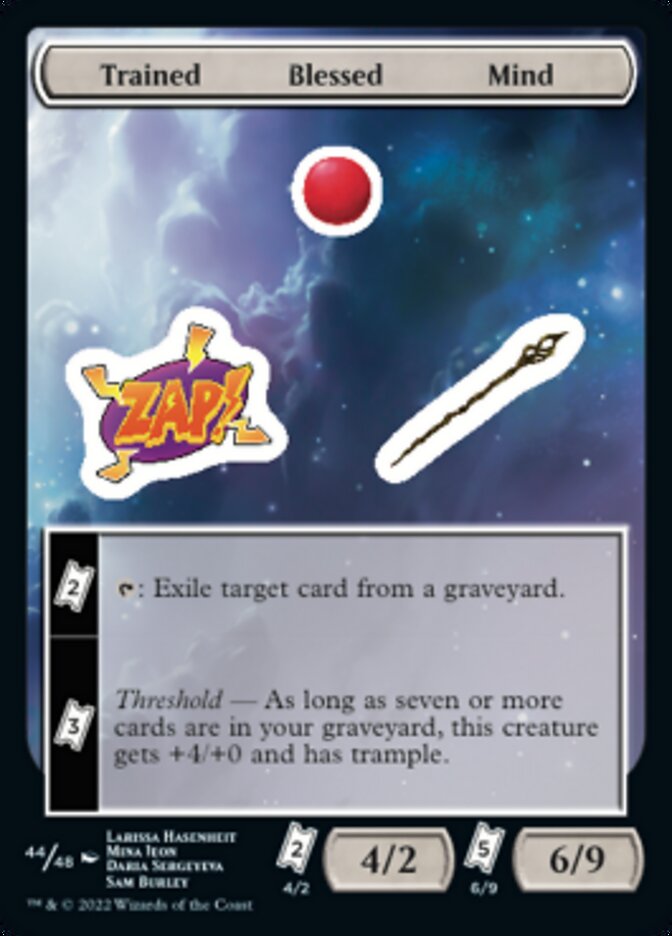 Trained Blessed Mind [Unfinity Stickers] | GnG Games