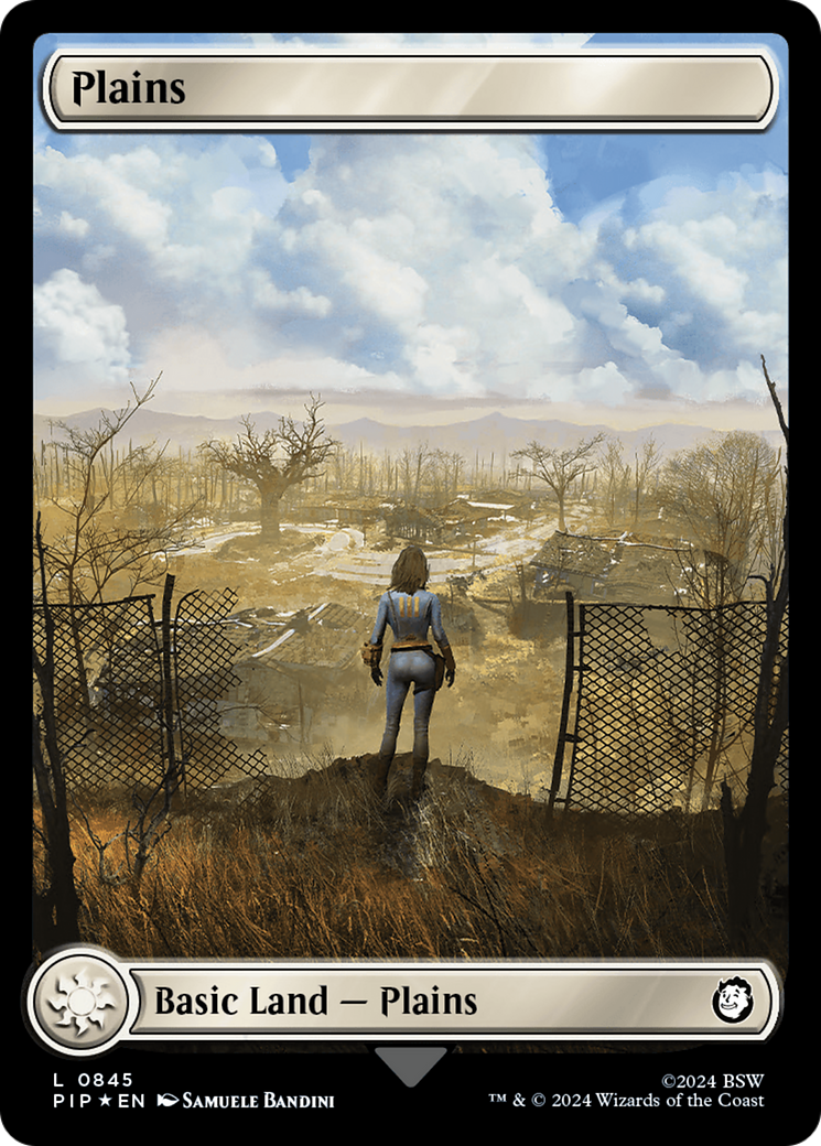 Plains (0845) (Surge Foil) [Fallout] | GnG Games