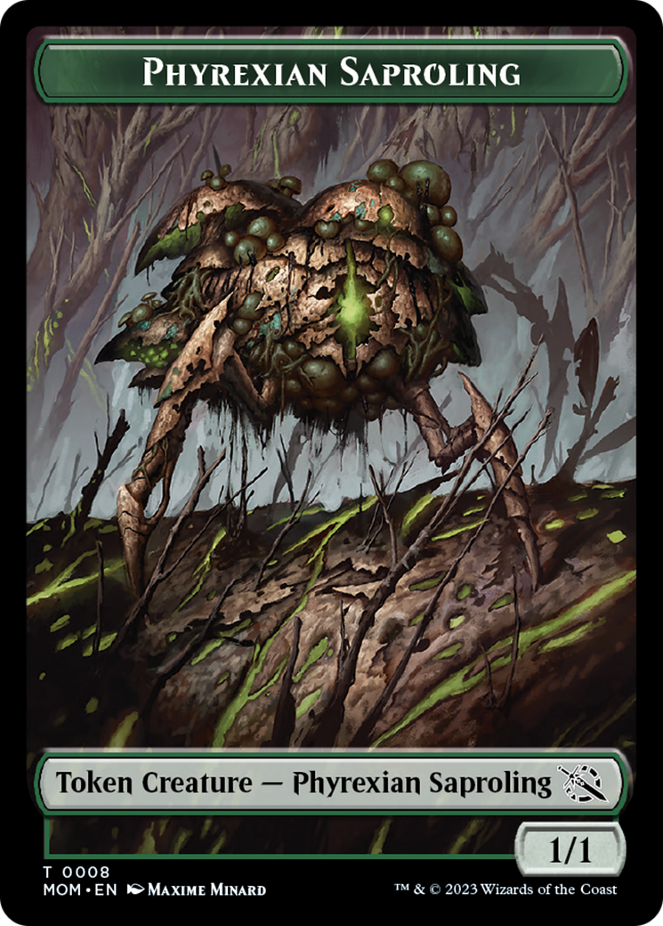 Phyrexian Saproling Token [March of the Machine Tokens] | GnG Games