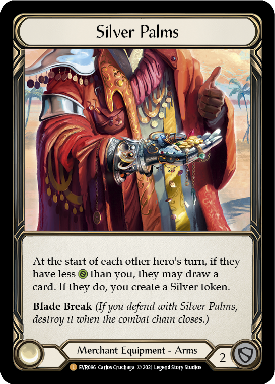 Silver Palms [EVR086] (Everfest)  1st Edition Cold Foil | GnG Games