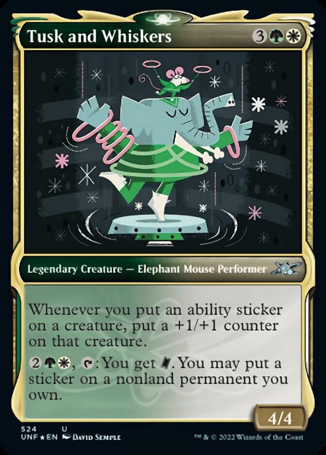 Tusk and Whiskers (Showcase) (Galaxy Foil) [Unfinity] | GnG Games