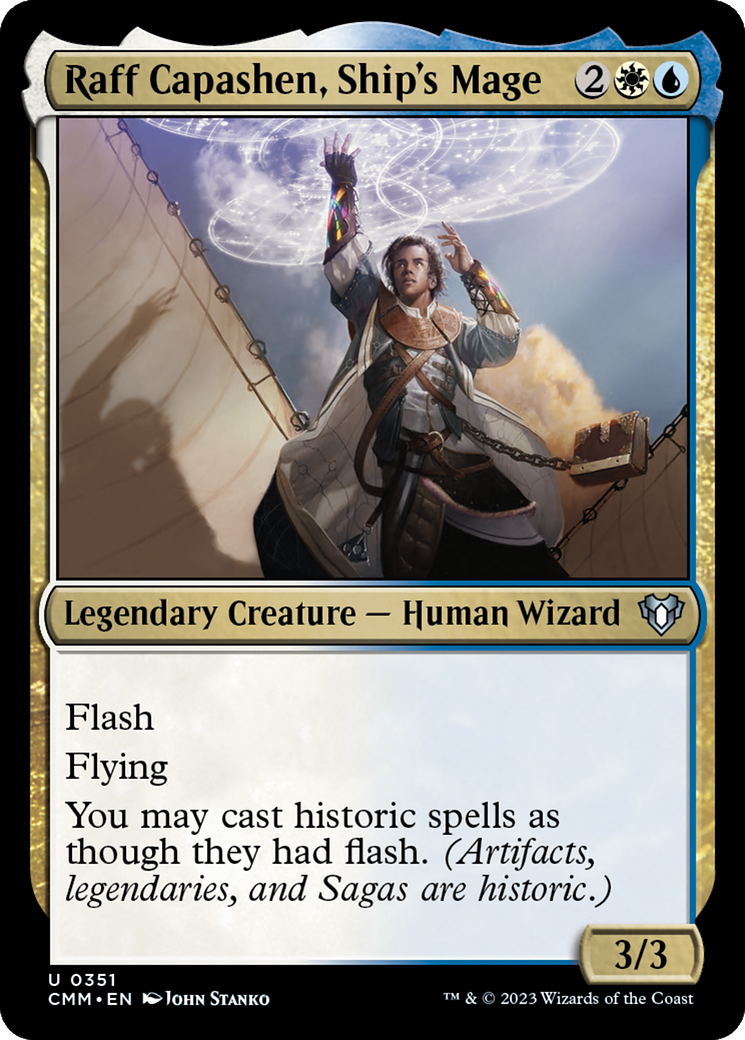 Raff Capashen, Ship's Mage [Commander Masters] | GnG Games