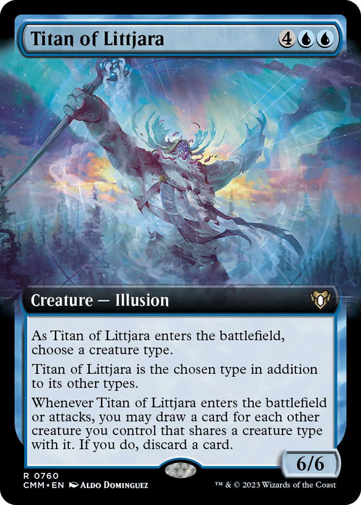 Titan of Littjara (Extended Art) [Commander Masters] | GnG Games