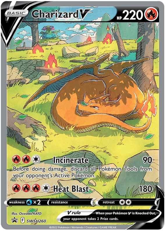 Charizard V (SWSH260) [Sword & Shield: Black Star Promos] | GnG Games