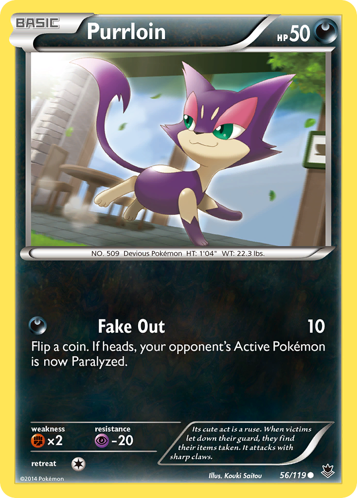 Purrloin (56/119) [XY: Phantom Forces] | GnG Games