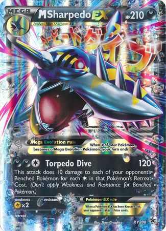 M Sharpedo EX (XY200) (Jumbo Card) [XY: Black Star Promos] | GnG Games